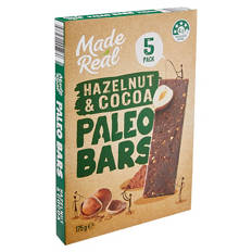 Hazelnut & Cocoa Paleo Bars 5 Pack 175g Pack